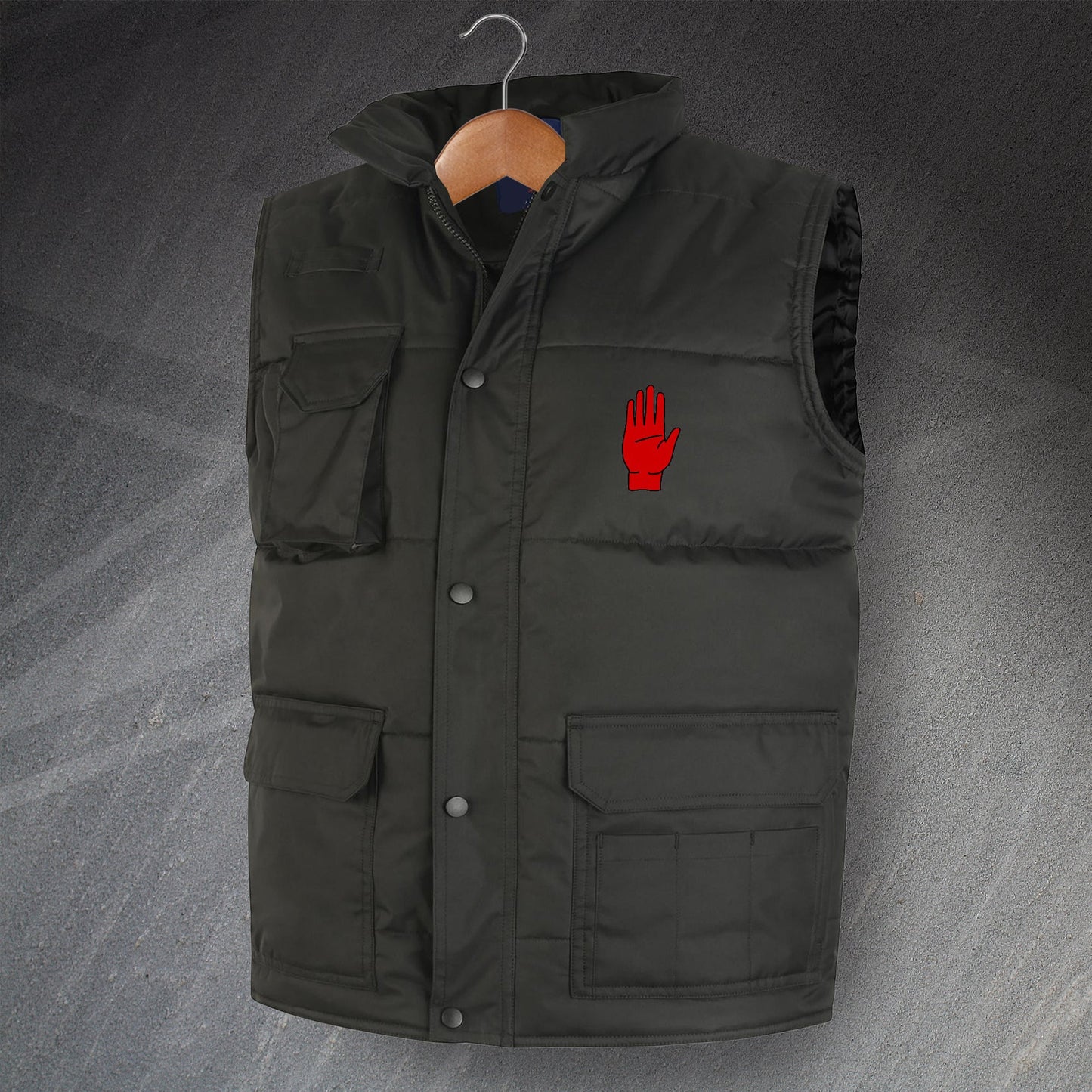 Retro Ulster Rugby Super Pro Bodywarmer