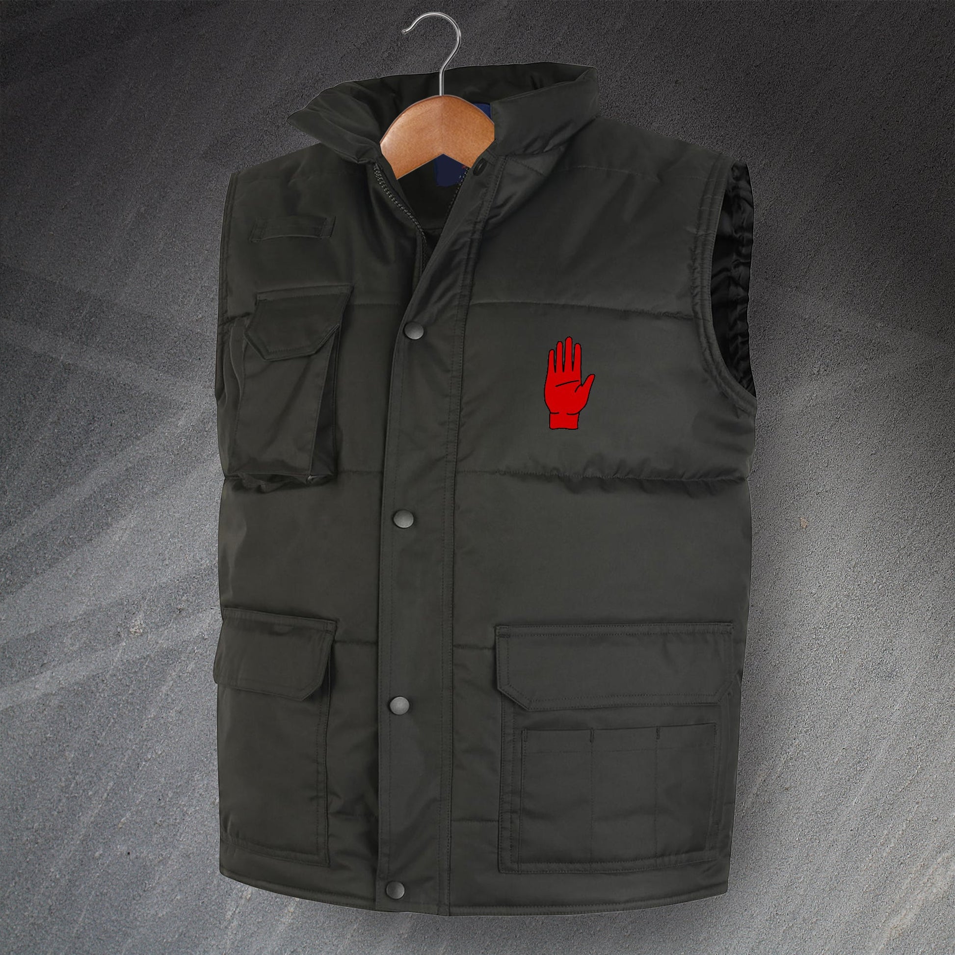 Retro Ulster Rugby Super Pro Bodywarmer