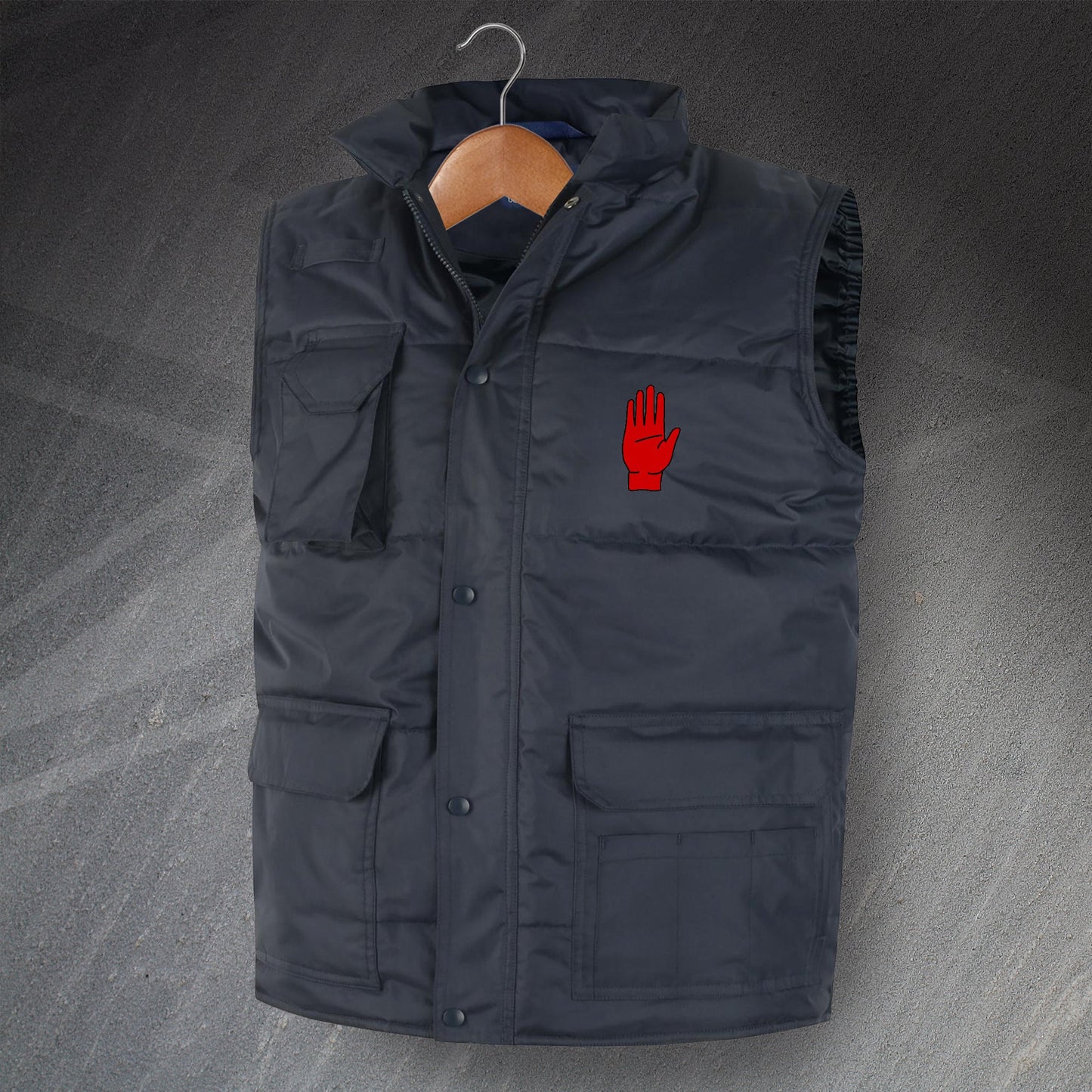 Retro Ulster Rugby Super Pro Bodywarmer