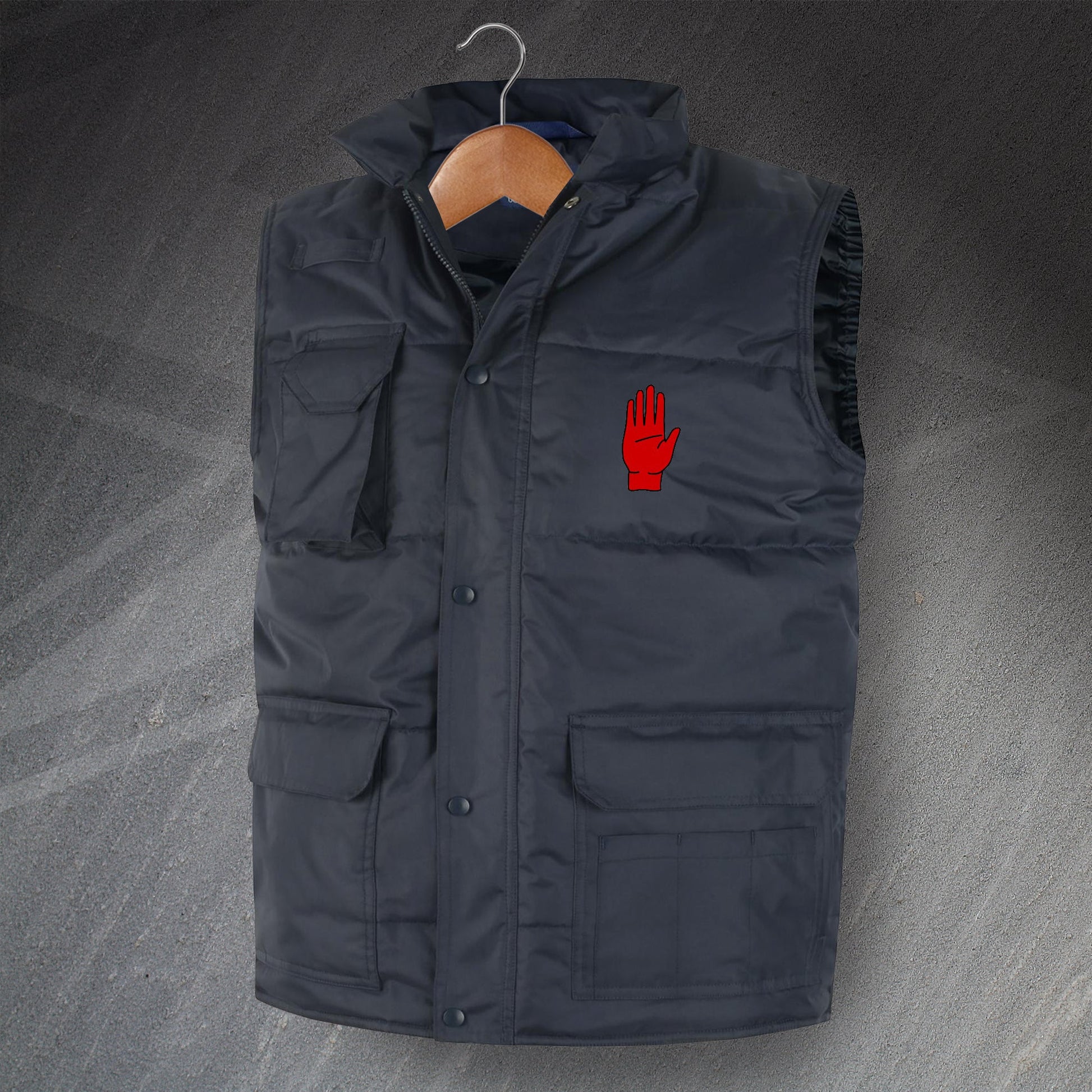 Retro Ulster Rugby Super Pro Bodywarmer