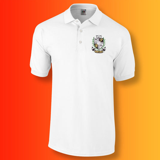 Retro Vale Polo Shirt with Embroidered Badge