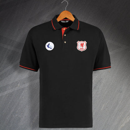 Personalised Wales Football Polo Shirt