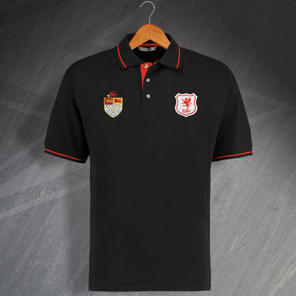 Personalised Wales Football Polo Shirt