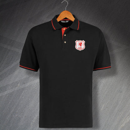 Personalised Wales Football Polo Shirt