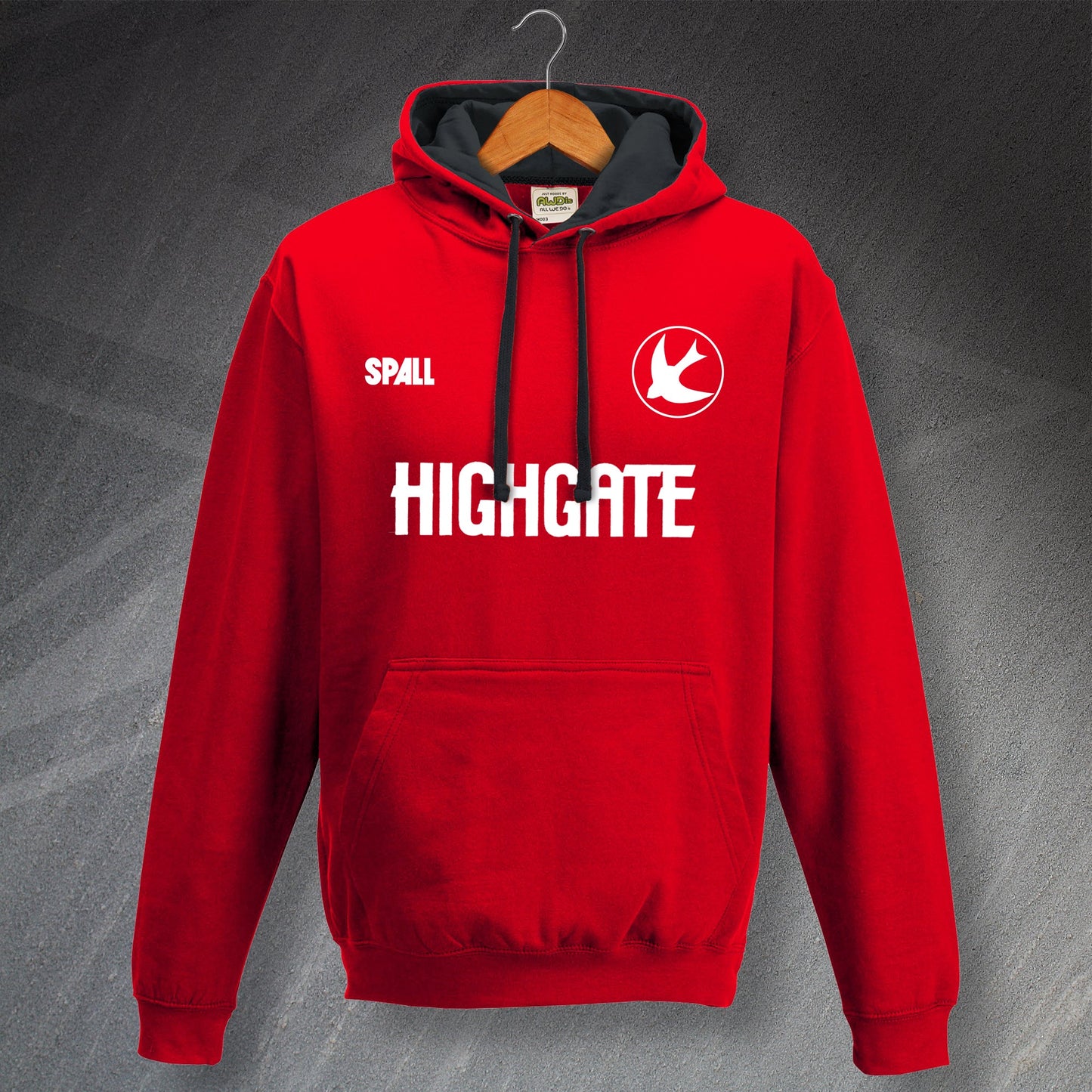 Retro Walsall 1986 Contrast Hoodie