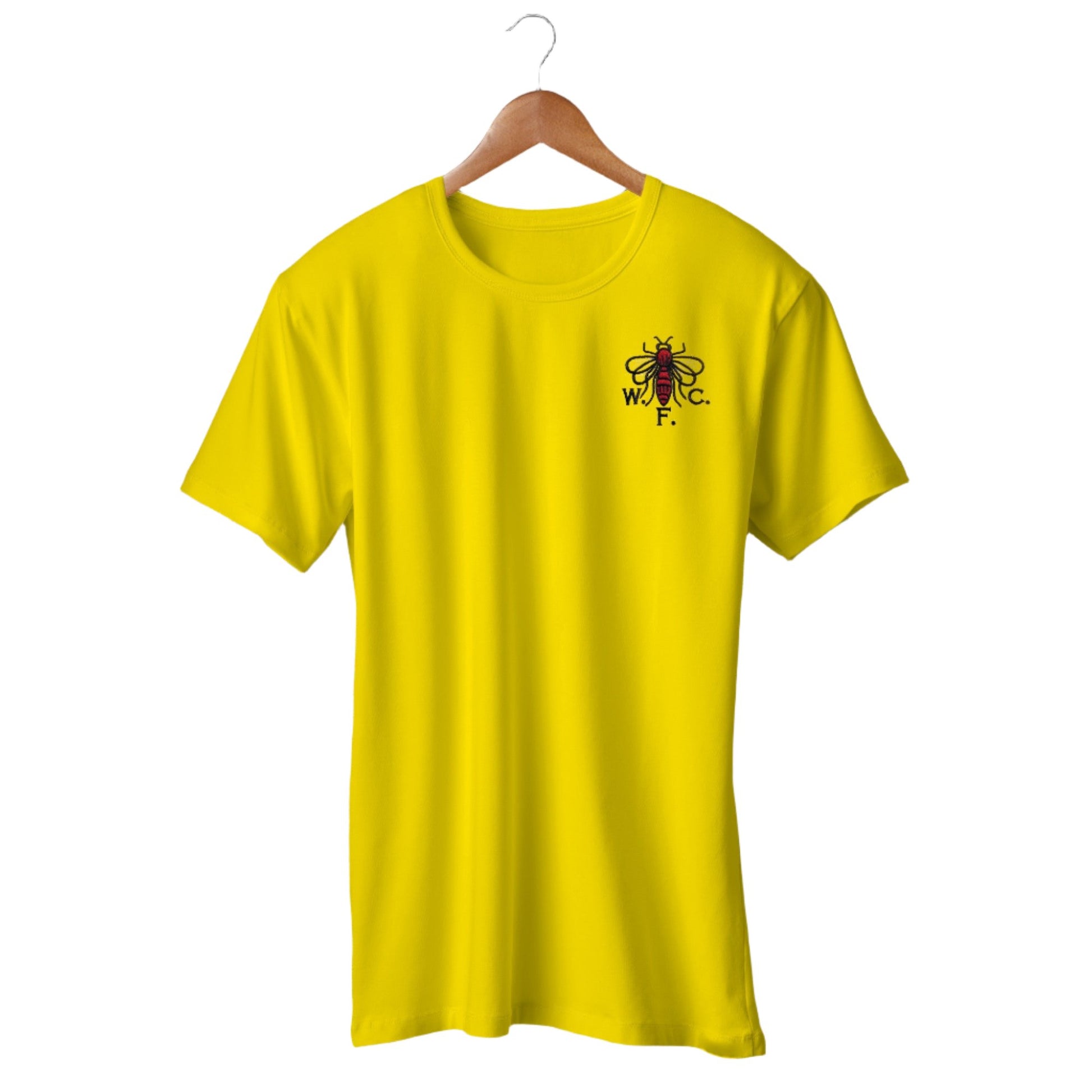 Retro Watford Shirt with Embroidered Badge
