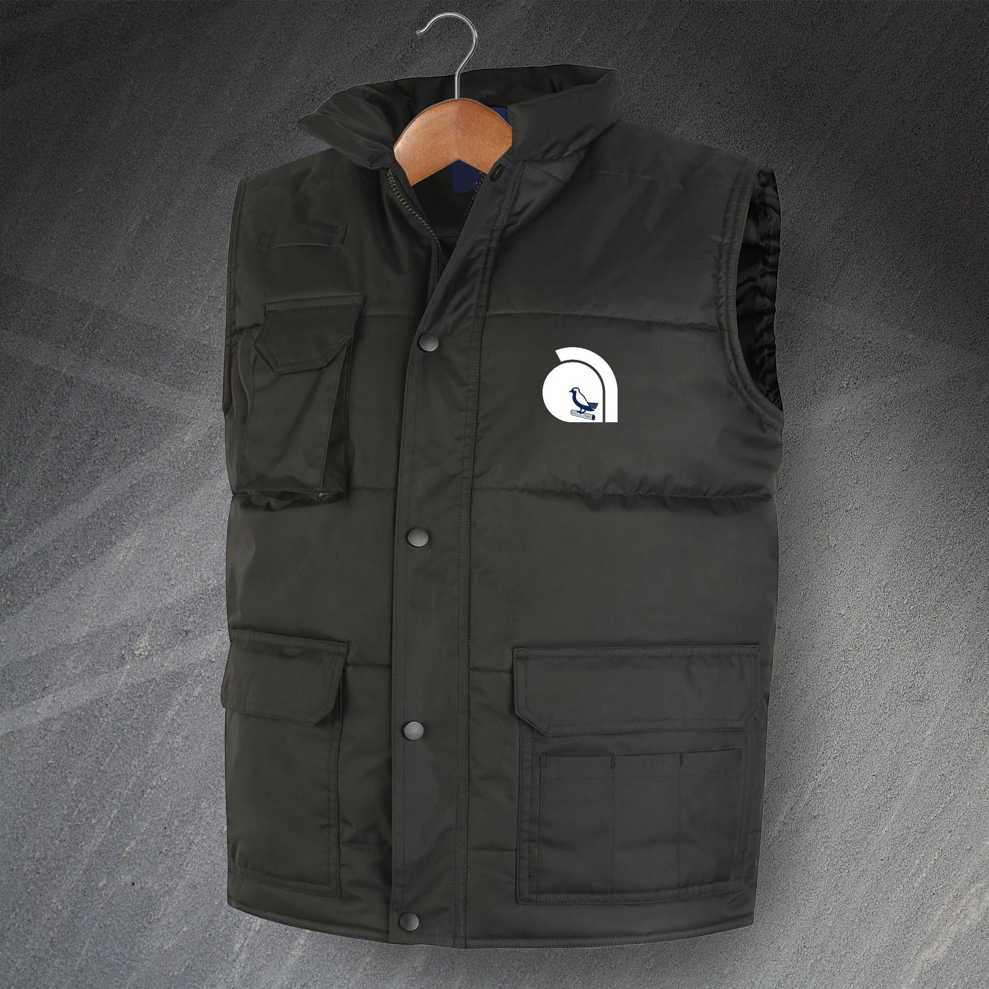 Retro West Brom 1972 Embroidered Super Pro Bodywarmer