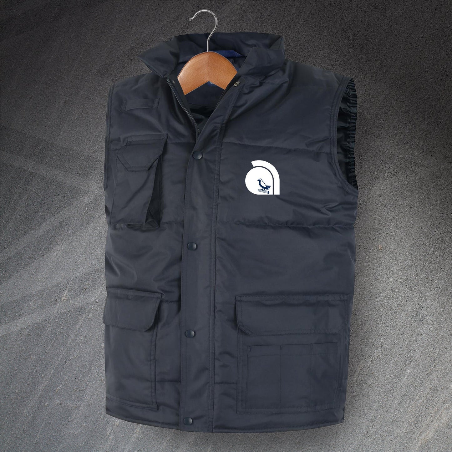 Retro West Brom 1972 Embroidered Super Pro Bodywarmer