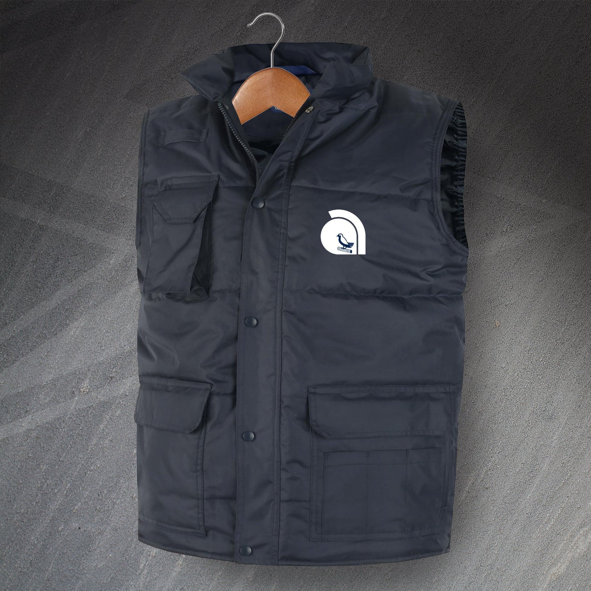 Retro West Brom 1972 Embroidered Super Pro Bodywarmer