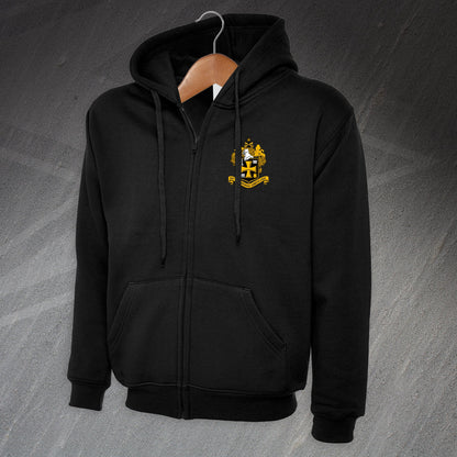 Retro Wolves 1921 Embroiderd Full Zip Hoodie