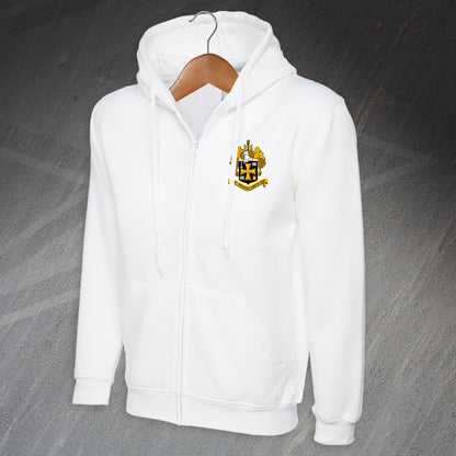 Retro Wolves 1921 Embroiderd Full Zip Hoodie
