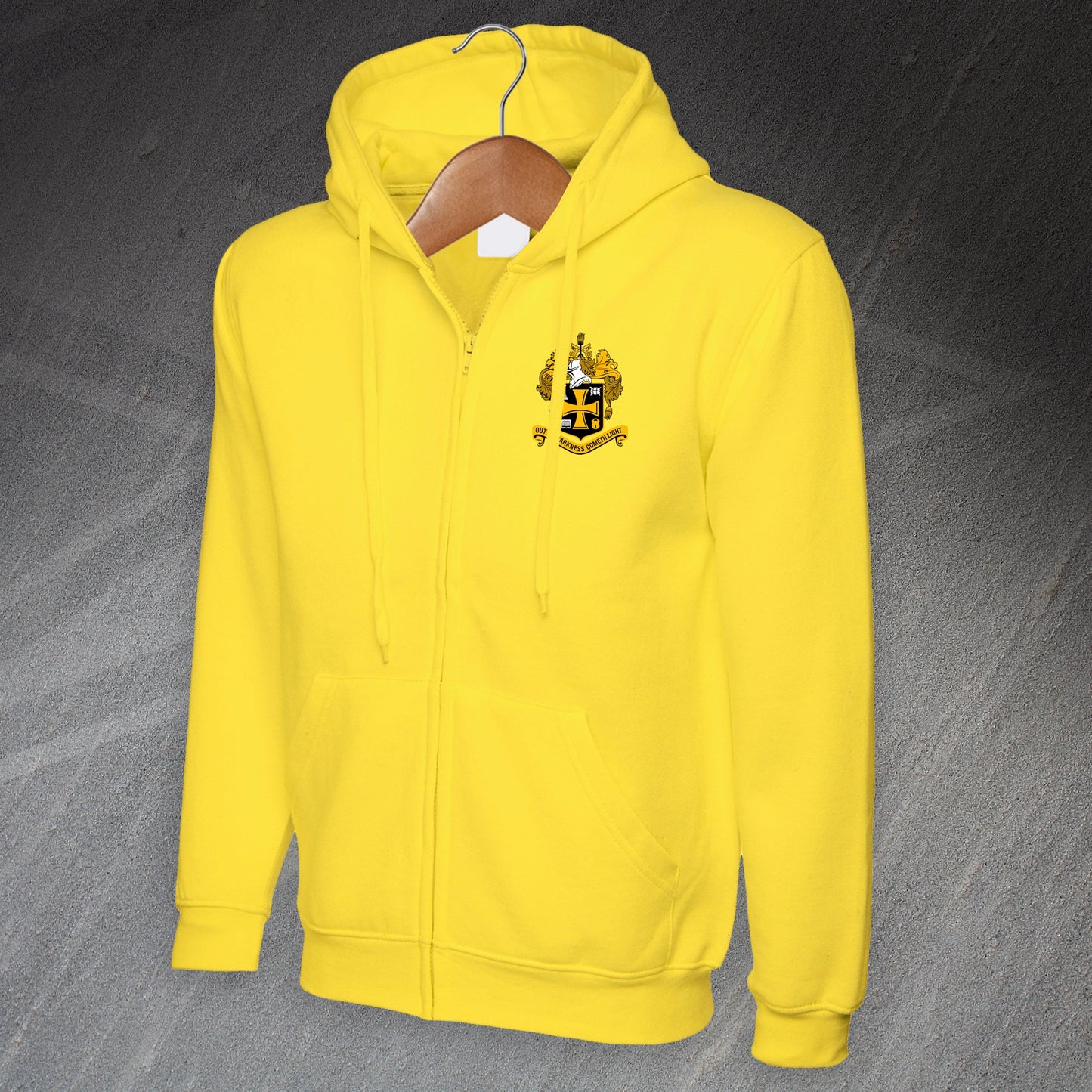 Retro Wolves 1921 Embroiderd Full Zip Hoodie