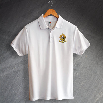 Retro Wolves Football Polo Shirt