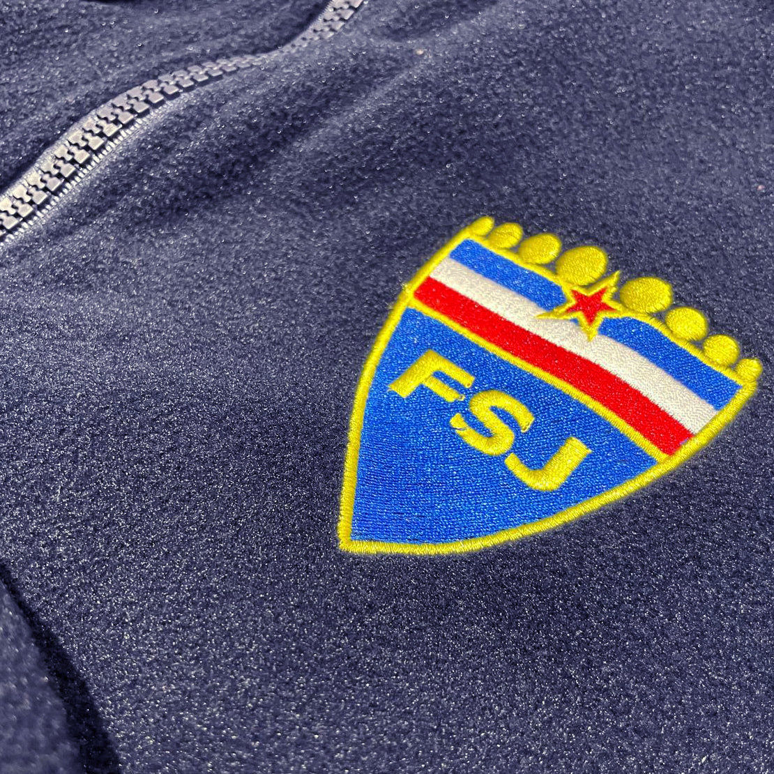 Retro Yugoslavia 1945 Fleece Jacket