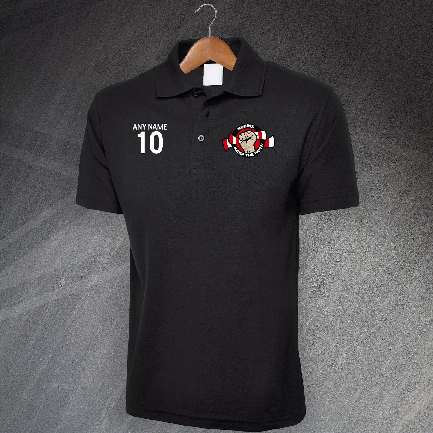 Robins Keep The Faith Polo Shirt with any Number & Name