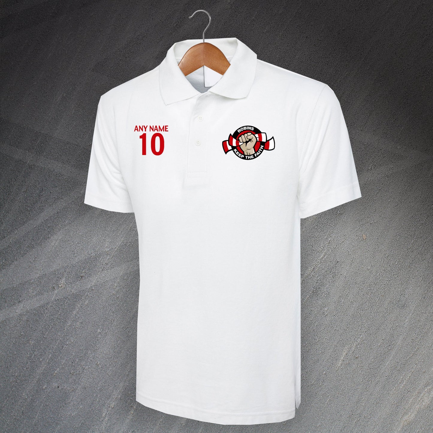 Robins Keep The Faith Polo Shirt with any Number & Name