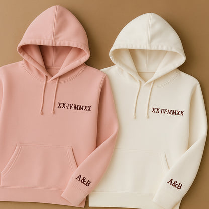 Custom Roman Numeral Hoodie