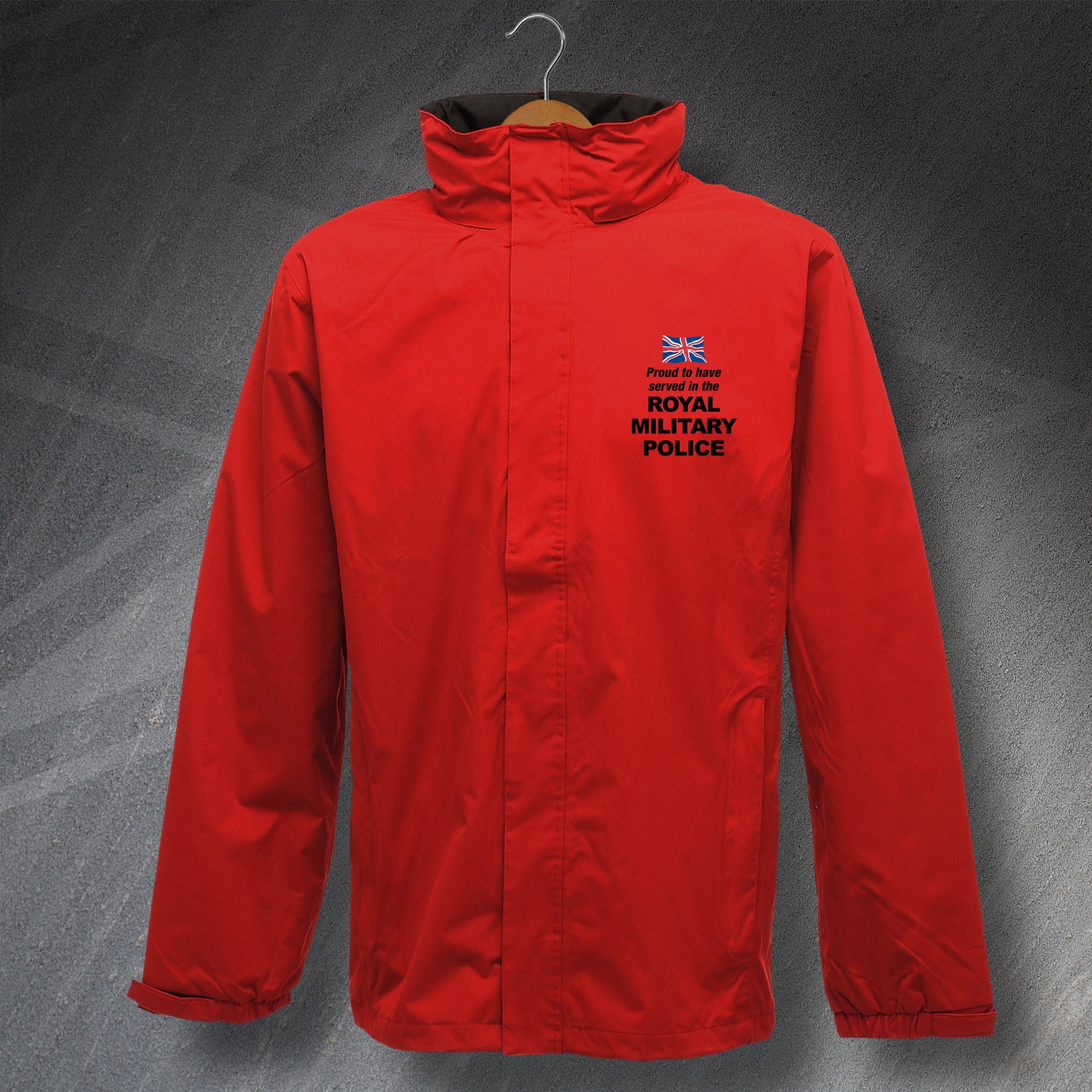 Royal Military Police Waterproof Jacket | Embroidered RMP Clothing ...