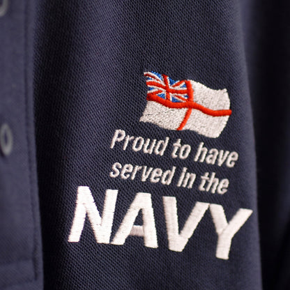 Navy Embroidered Badge