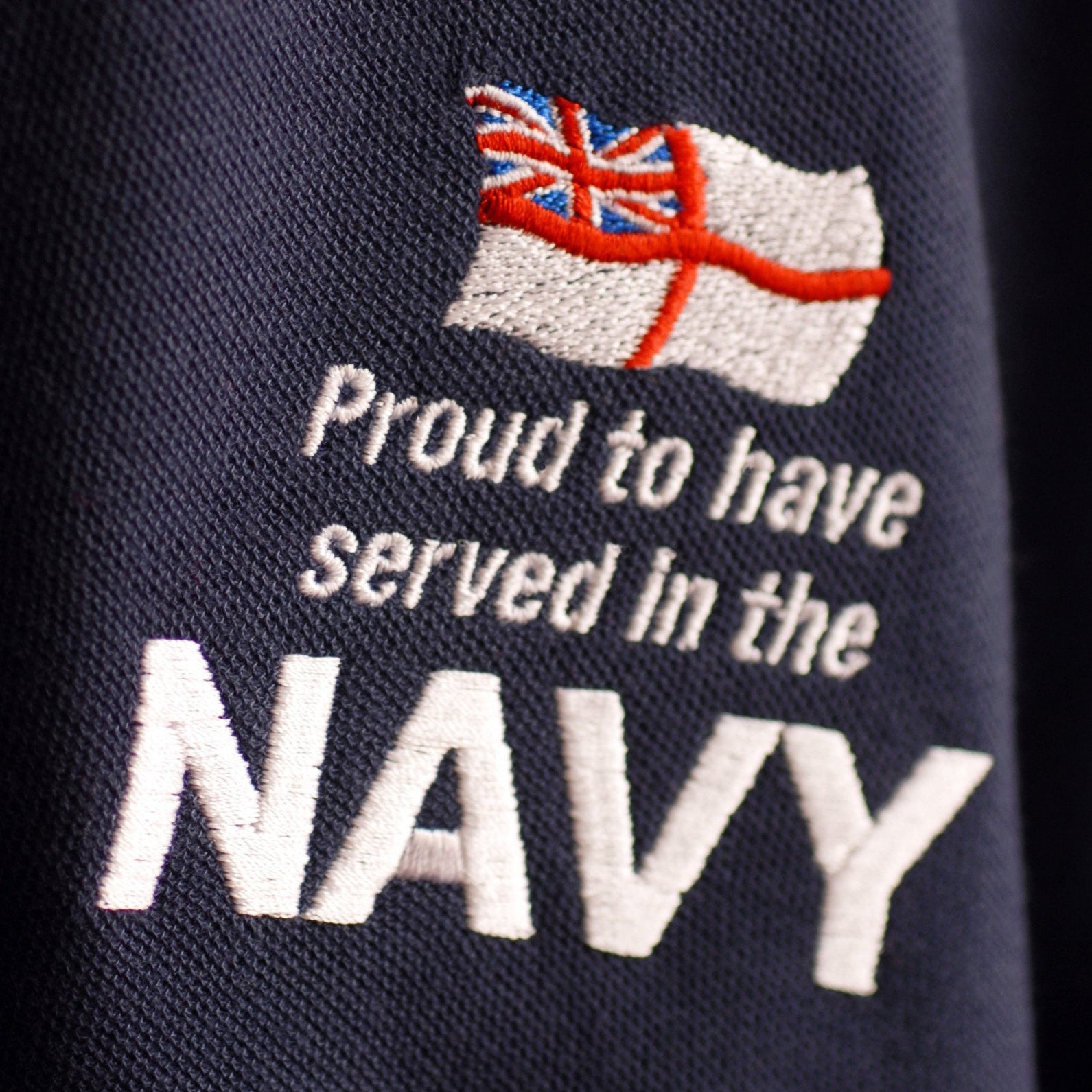 Proud to Have Served In The Navy Embroidered Badge