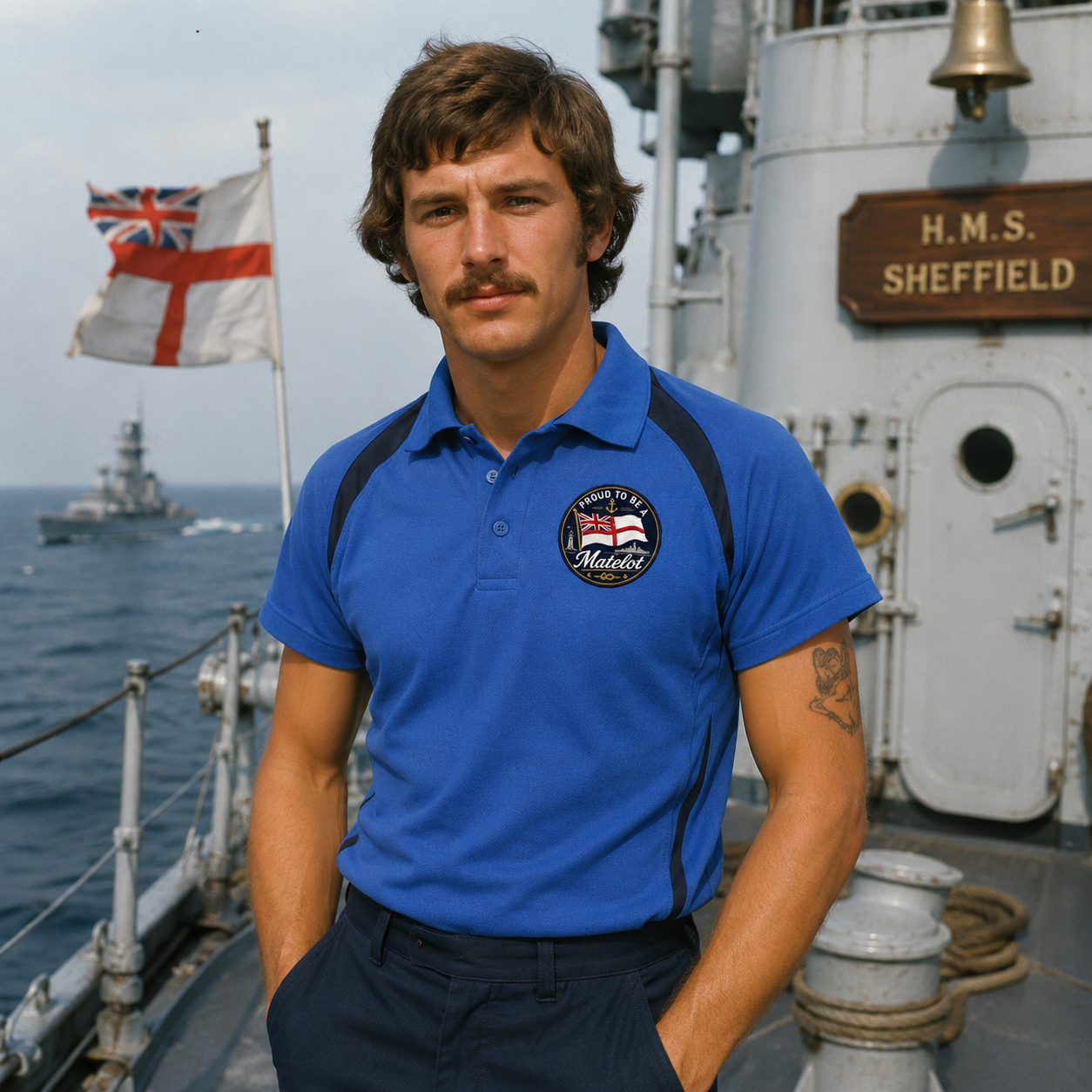 Royal Navy Matelot Polo Shirt