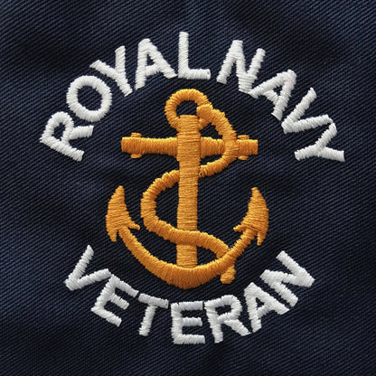 Royal Navy Veteran Embroidered Badge