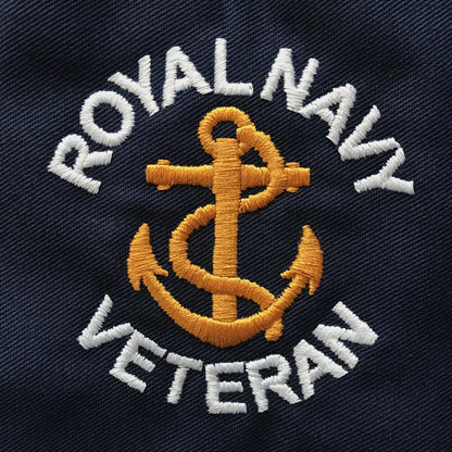 Royal Navy Veteran Anchor Ringer Shirt