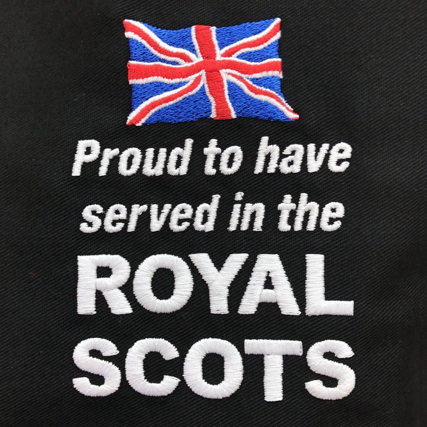 Proud to Have Served In The Royal Scots Embroidered Badge