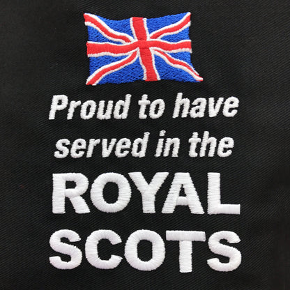 Proud to Have Served In The Royal Scots Embroidered Badge