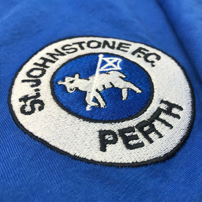Retro St Johnstone 1980 Embroidered Full Zip Hoodie