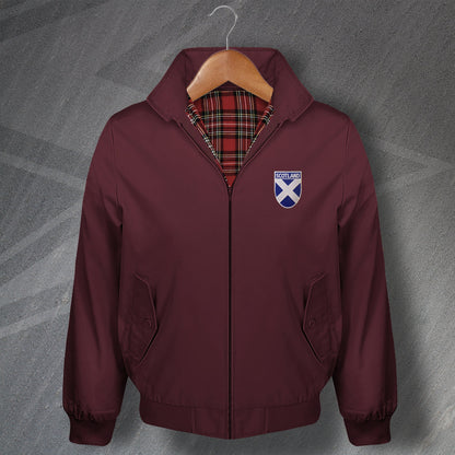 Flag of Scotland Shield Harrington Jacket