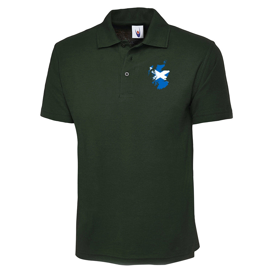 Scottish Flag Polo Shirt