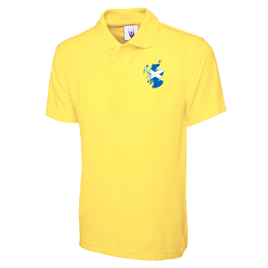 Scottish Flag Polo Shirt