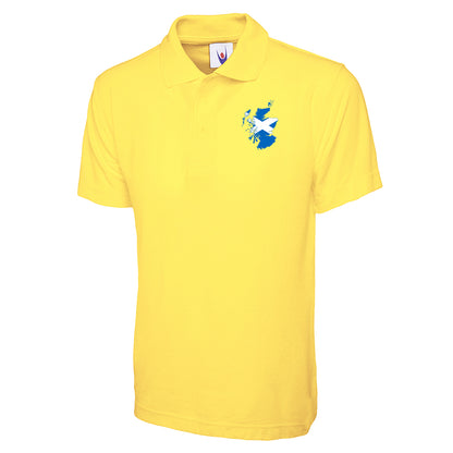Scottish Flag Polo Shirt