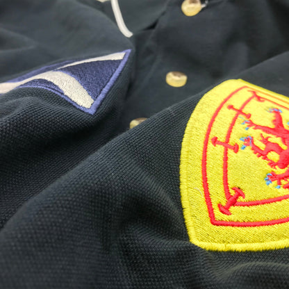 Scotland Retro Contrast Polo Shirt