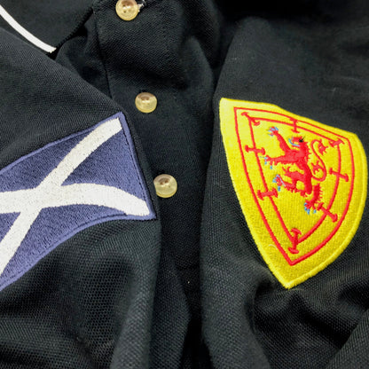 Scotland Retro Contrast Polo Shirt