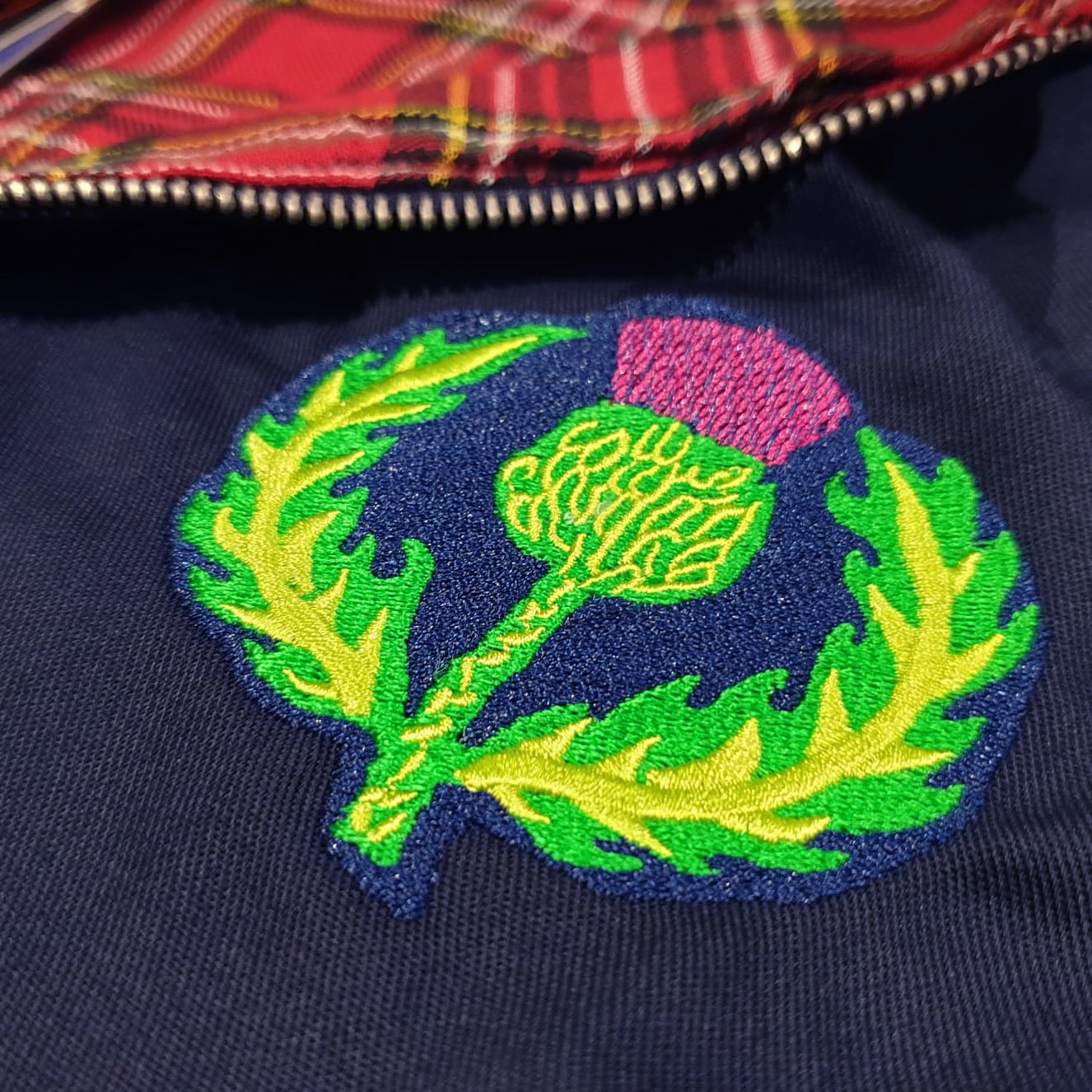 Scotland Rugby Tartan Jacket Mens
