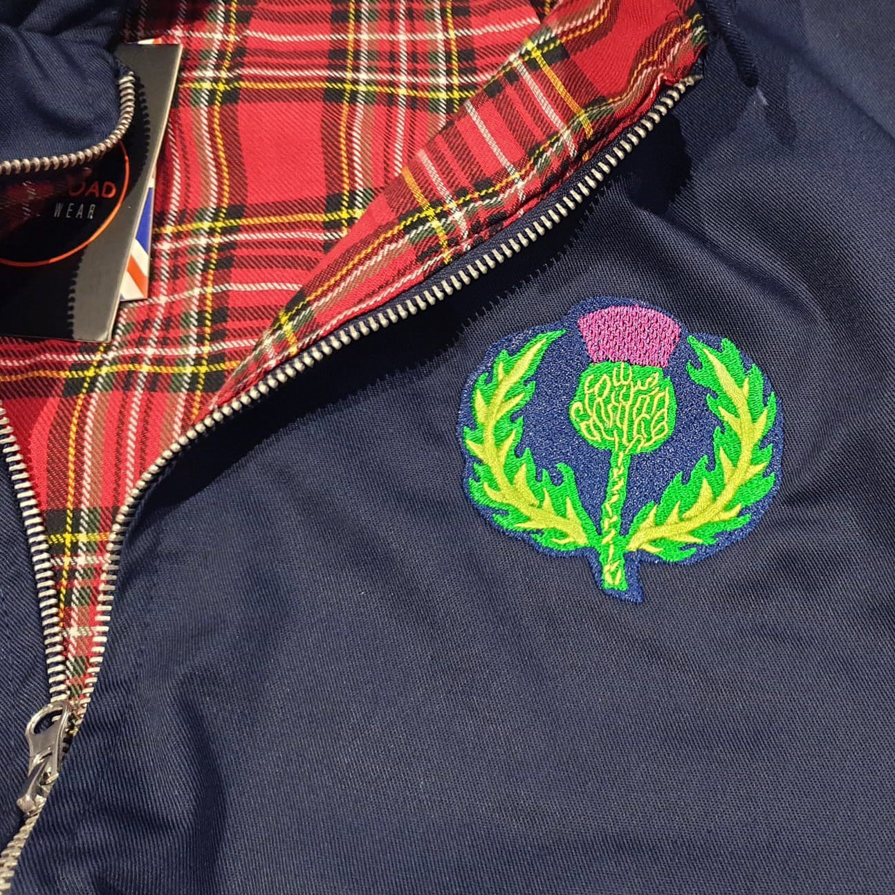 Scotland Rugby Tartan Jacket Mens