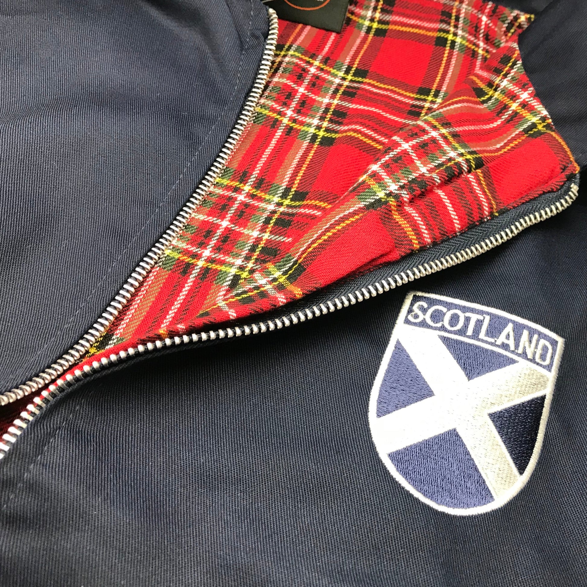 Flag of Scotland Shield Harrington Jacket