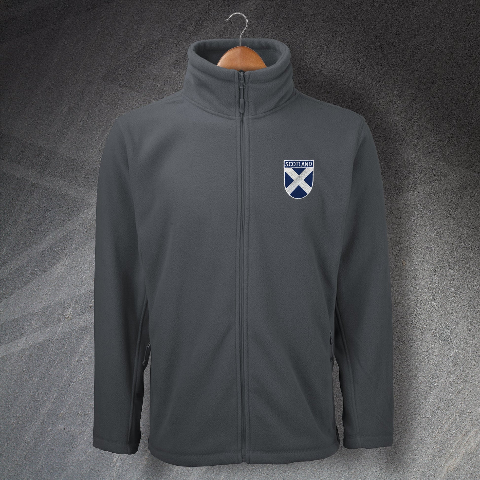 Scotland Embroidered Fleece