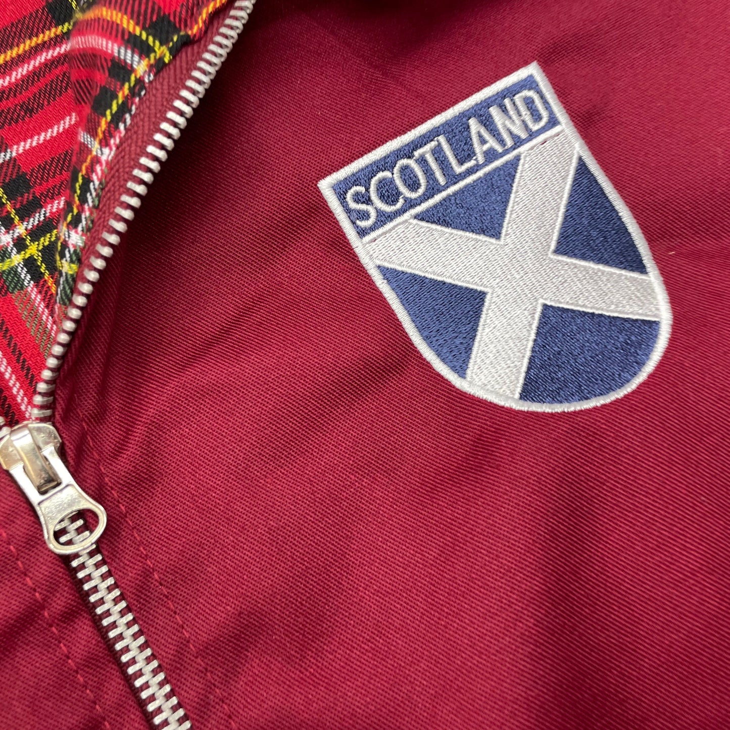 Flag of Scotland Shield Harrington Jacket