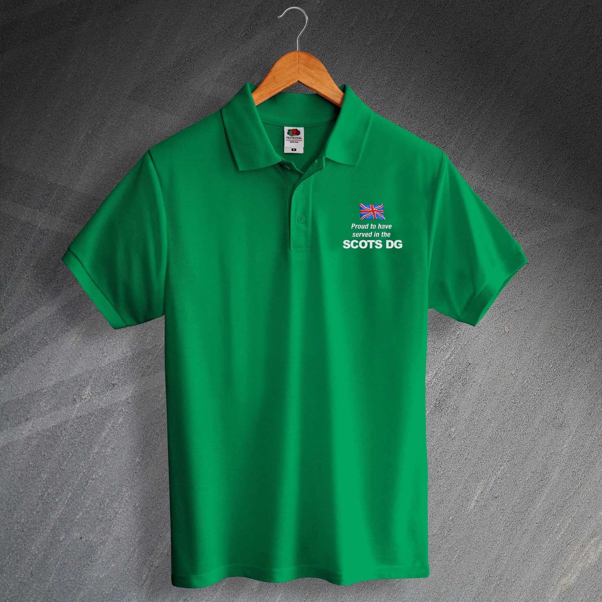 SCOTS DG Embroidered Polo Shirt