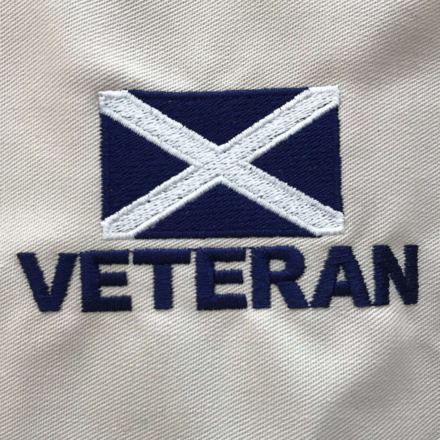 Scotland Veteran Embroidered Badge