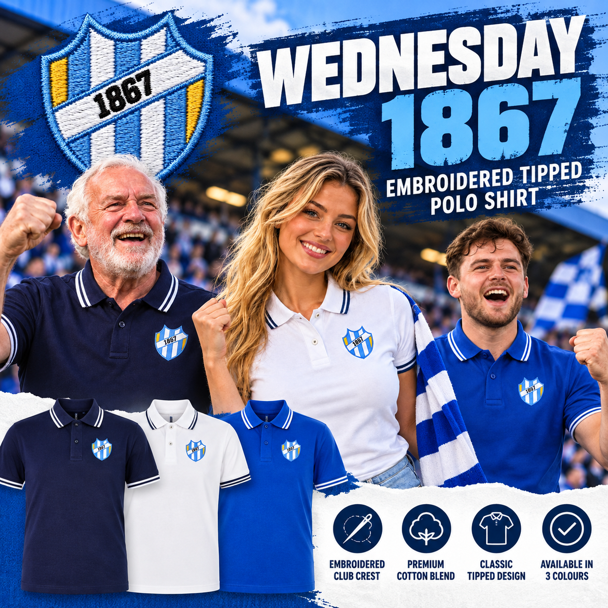 Sheffield Wednesday Polo Shirt for Sale