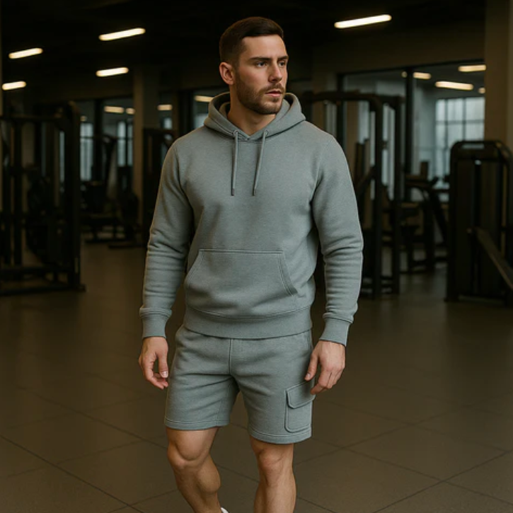 Mens Short & Hoodie Co-ord Set