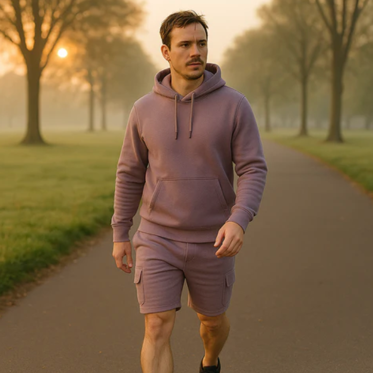 Mens Short & Hoodie Co-ord Set