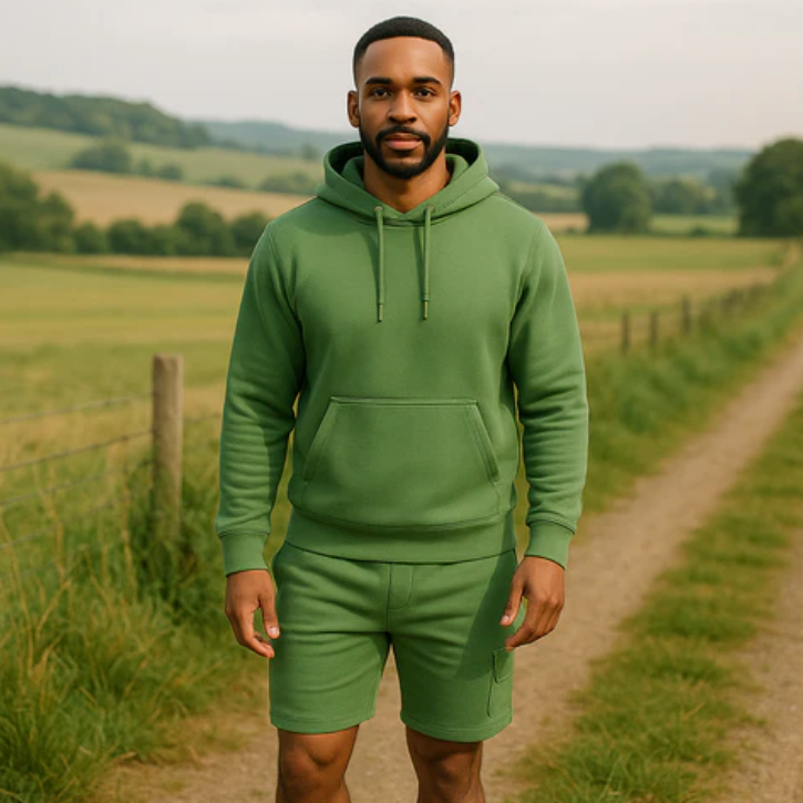Mens Short & Hoodie Co-ord Set