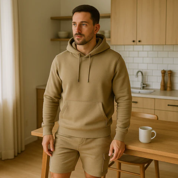 Mens Short & Hoodie Co-ord Set