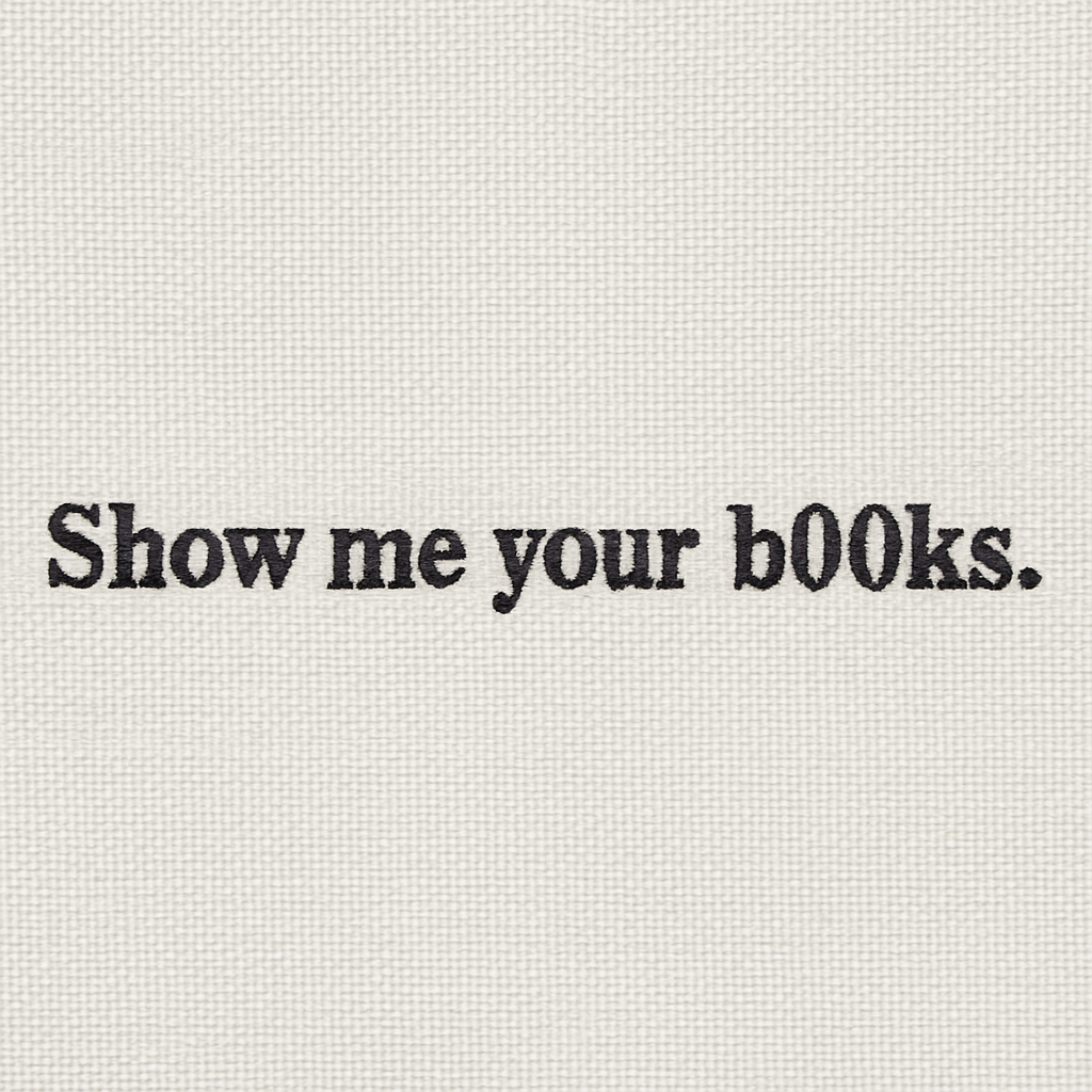 Show Me Your Books T Shirt