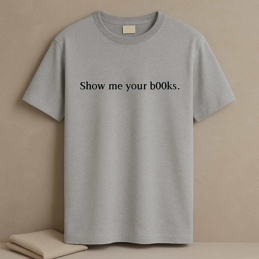 Show Me Your Books T Shirt